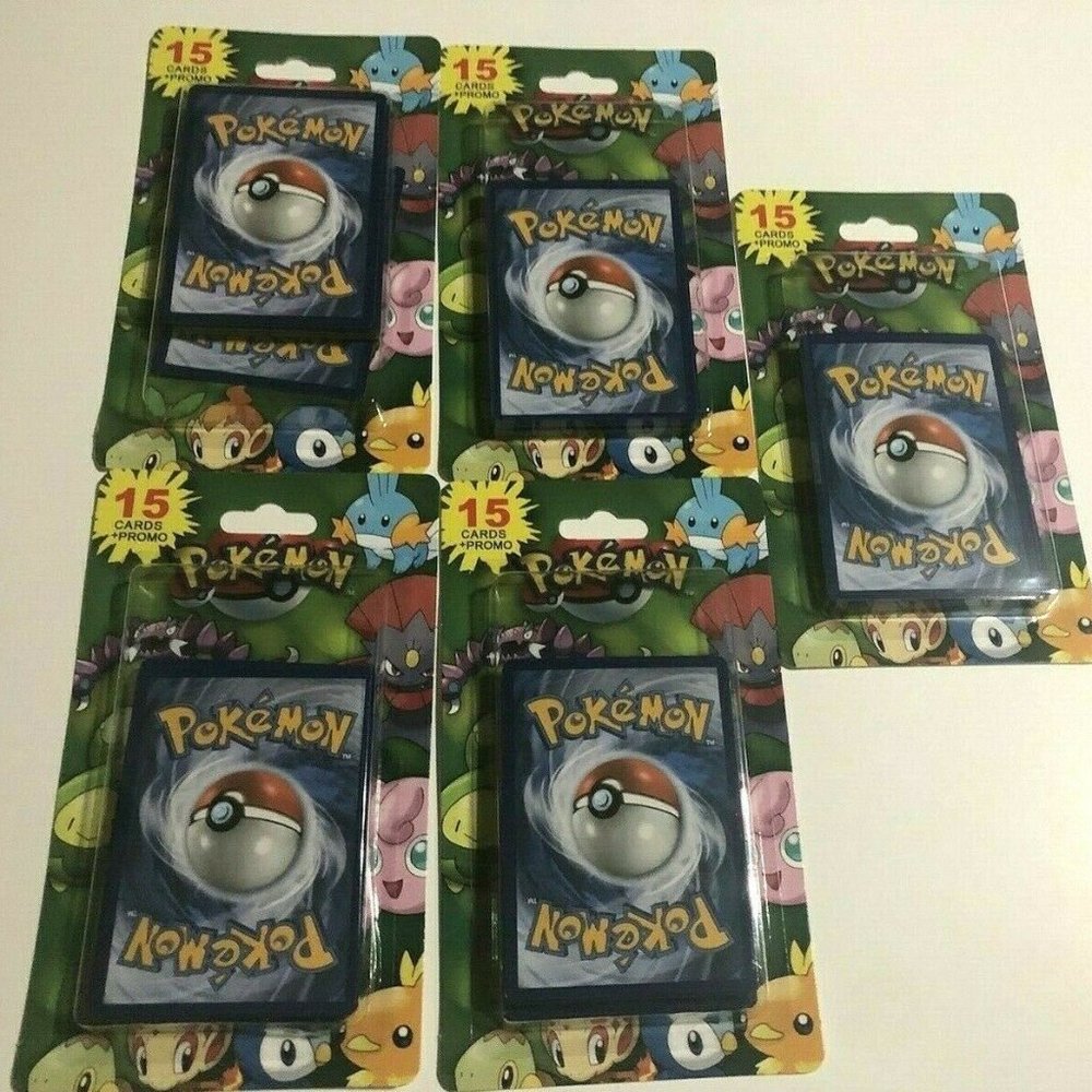 Pokemon 2012 Promo Card NIB 5 Pack